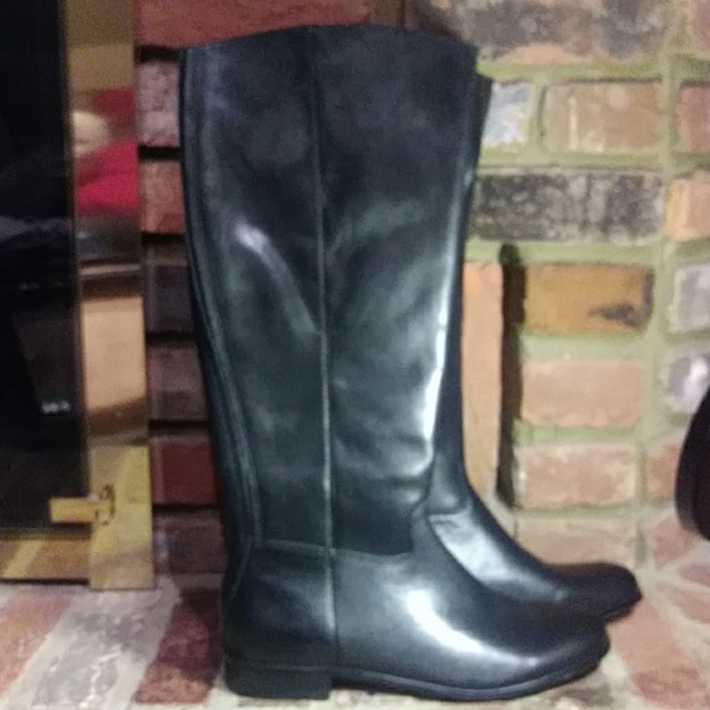 Tall black boots!!!